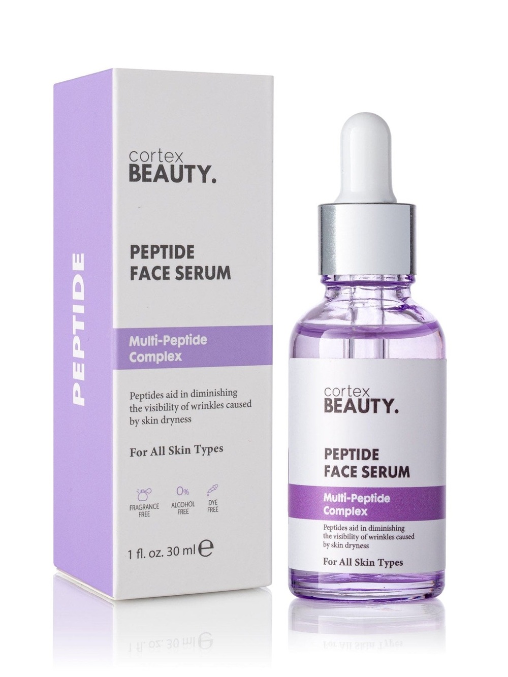 Cortex Beauty Peptide Face Serum -  for skin dryness